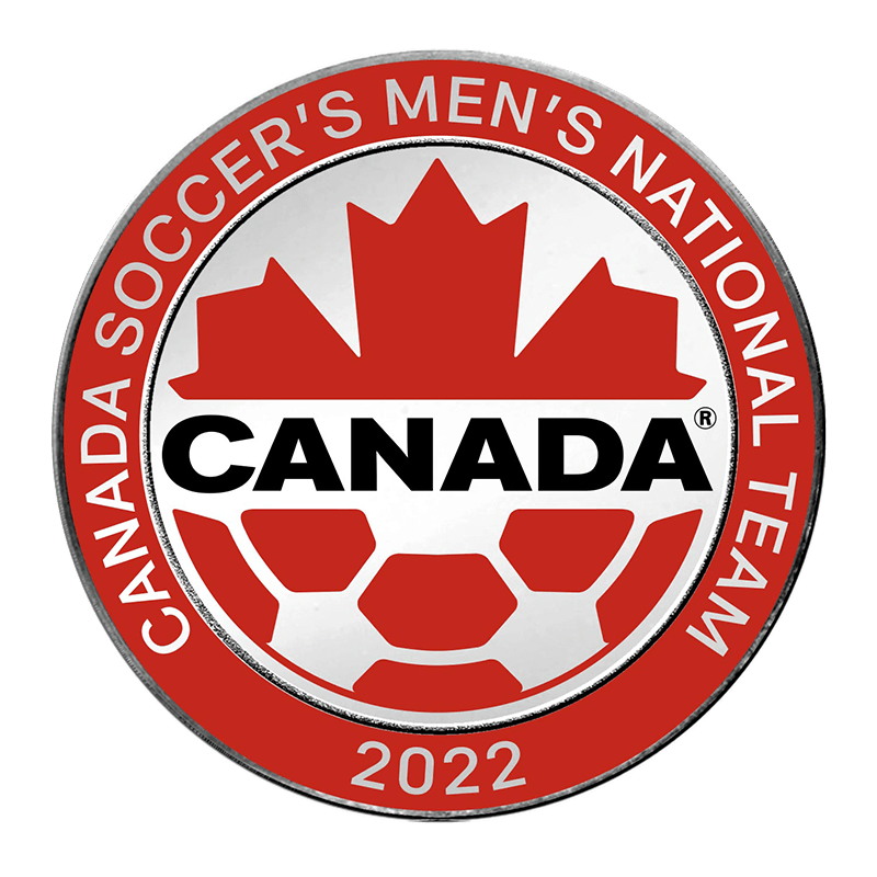 1 Oz Canada Soccer Men's National Team Silver Coin REV 